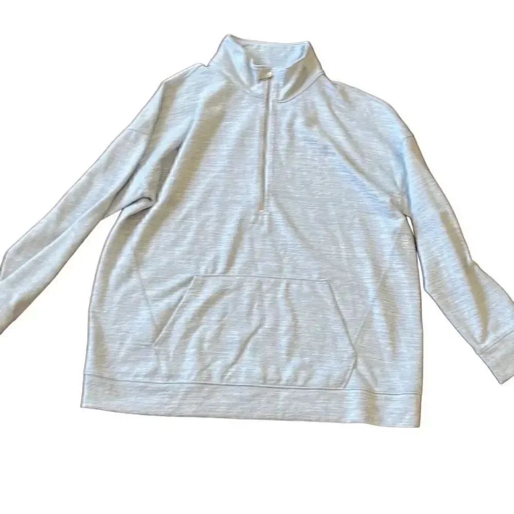 Haven Heather, blue pull over size large
